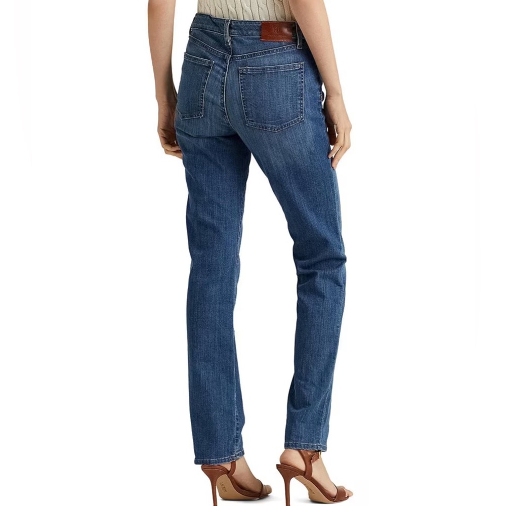Premier Shape Memory Stretch Denim Straight Leg Ankle Jeans